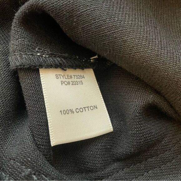 Stitch Fix Skies are Blue Black Long Sleeve Snap Button Utility Jumpsuit Small - Picture 9 of 9